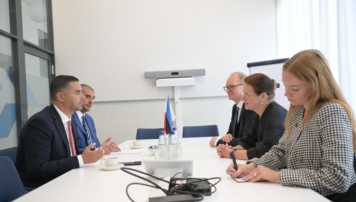 DeputyPMIanBorg's tweet photo. To stay ahead of the game in cybersecurity, we need closer collaboration - bilaterally, at EU level and through other regional organisations. 

In a meeting with the Minister of Justice and Digitalisation of Estonia, Liisa-Ly Pakosta, we discussed the links between justice and digital innovation, as the EU continues to advance justice system digitalisation across its member states. We explored opportunities for closer cooperation to support Malta’s efforts in this field and other technological initiatives. 

I also thanked Minister Pakosta for commending Malta’s Presidency of the Council of Europe, especially our role in the establishment of the Special Tribunal for the Crime of Aggression against Ukraine.