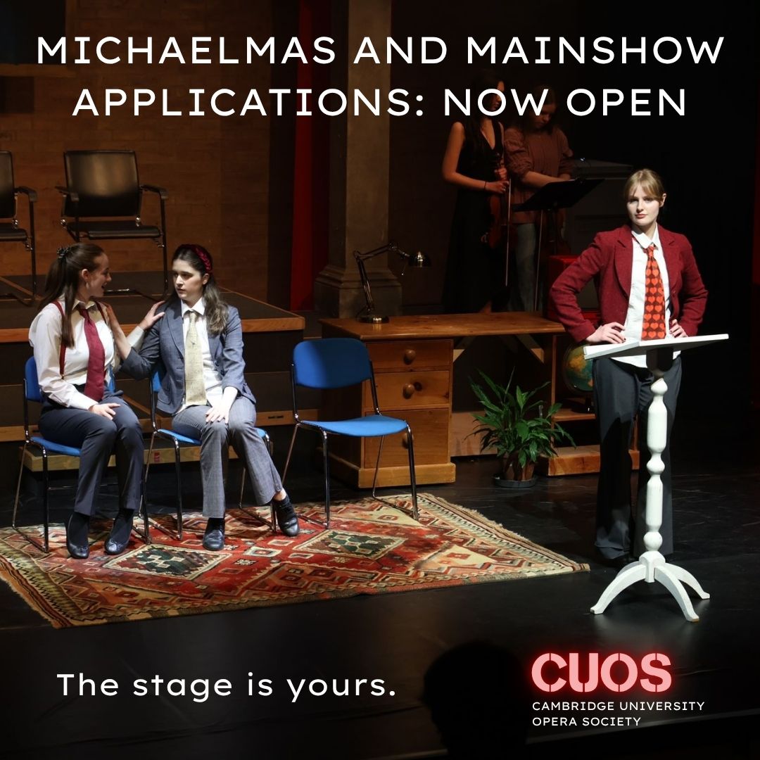 Cambridge University Opera Society • CUOS tweet media
