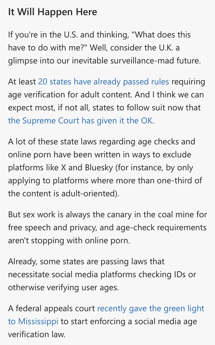 Remember when the media was making fun of China for requiring IDs on social media platforms and now the UK and eventually the U.S. will be doing it. All your activity tied to your real identity. Not for safety, not to protect children, but to collect your data.