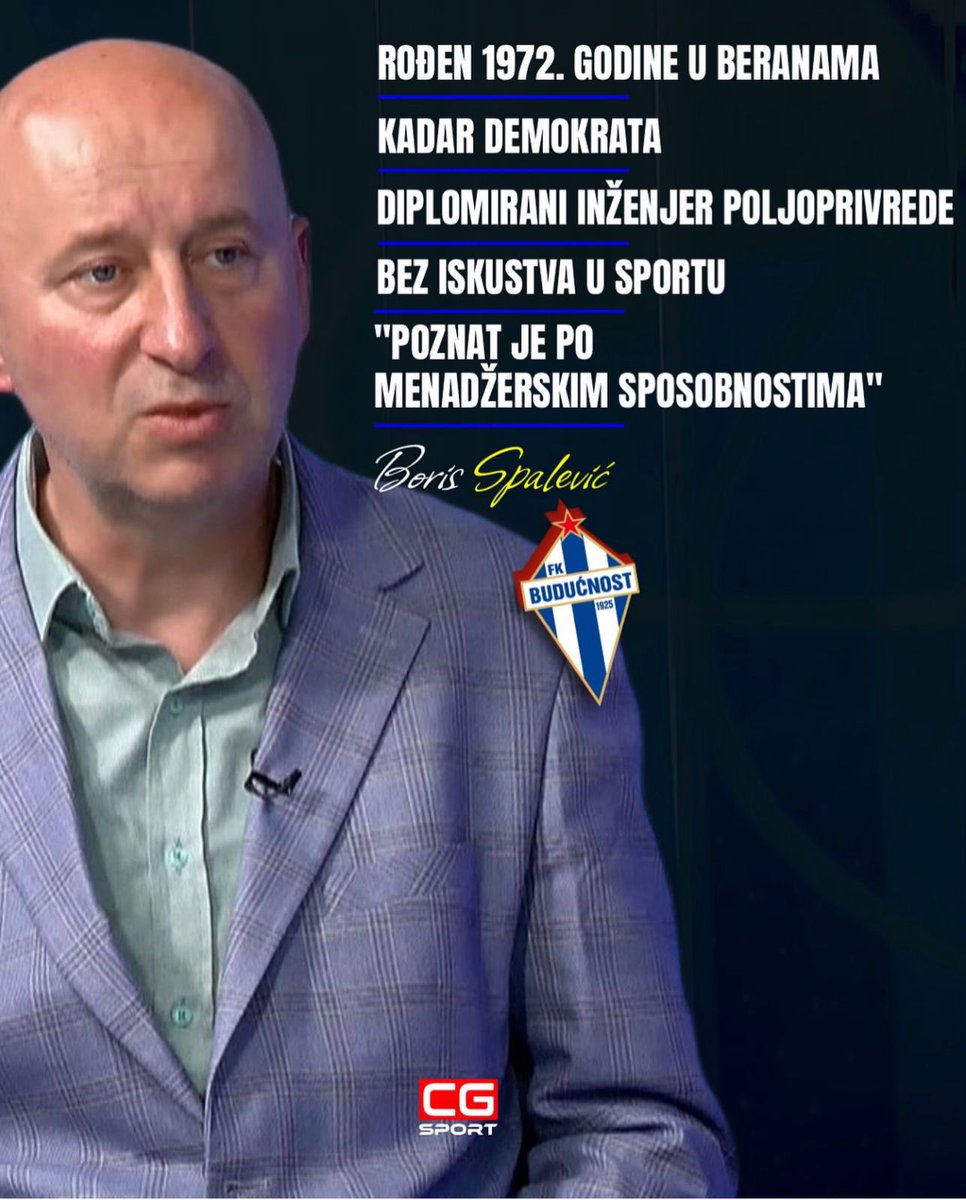 Nakon što su Demokrate razorile državna preduzeća, pa onda sektor bezbjednosti sad su  krenuli i da uništavaju crnogorske sportske klubove. 

Na redu je FK Budućnost.