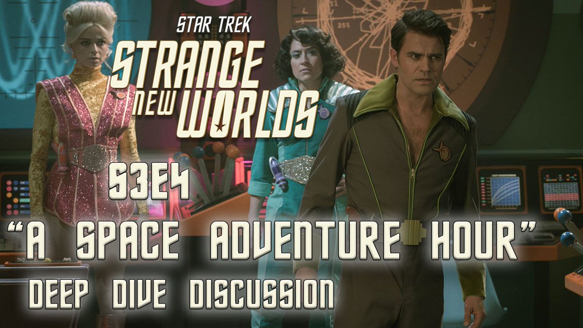 Happy Friday! Tonight @ 7PM we will be LIVE discussing this week's new ep of #StarTrek #StrangeNewWorlds, "A Space Adventure Hour." Opinions seem very divided on this outing. Find out where the TEX-TREK crew stands!

youtube.com/live/kt_1dCvPu…

🖖🖖LIKE and SUBSCRIBE!!! 🖖🖖