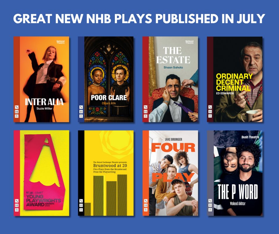 July may have come and gone but the fantastic plays we  published last month are here to stay! 📚 🎭

Learn more about them – along with the rest of our recent publications – on our website:
nickhernbooks.co.uk/new-titles