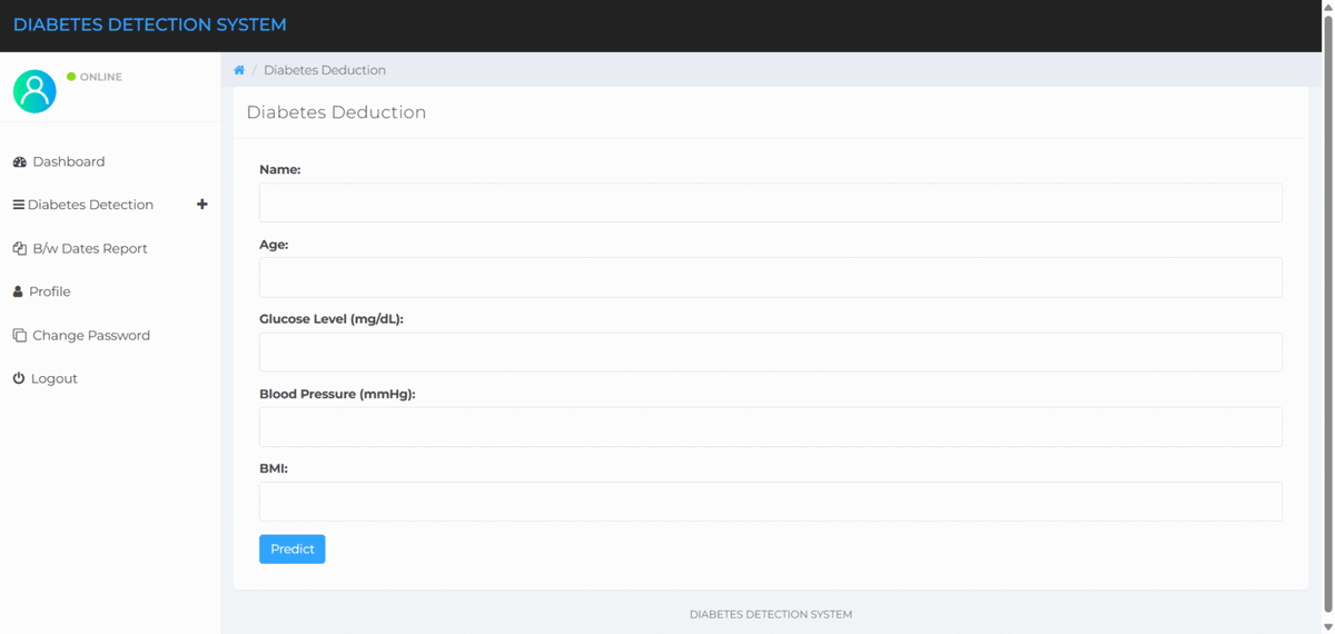 php_gurukul's tweet image. Diabetes Detection System using PHP and MYSQL phpgurukul.com/diabetes-detec…