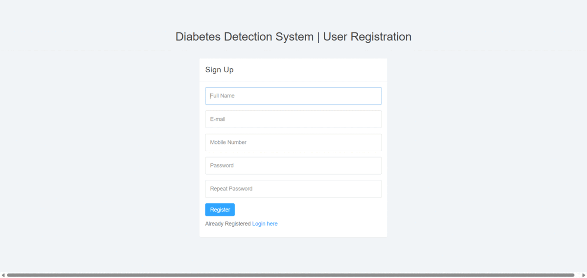 php_gurukul's tweet image. Diabetes Detection System using PHP and MYSQL phpgurukul.com/diabetes-detec…