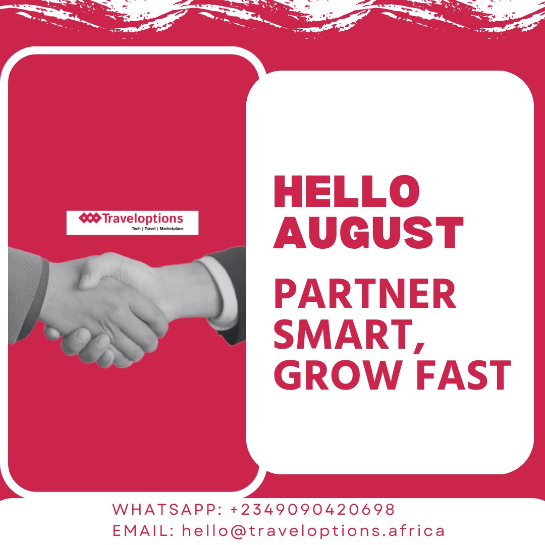 traveloptions_a's tweet image. At Traveloptions,  we&apos;re not just listing services. We&apos;re building a smarter marketplace.
This August, it&apos;s simple. Join the trail and let&apos;s build the future of travel together!

#partnersmart
#growfast
#traveltech 
#travelmarketplace 
#travelvendors 
#apiintegrations