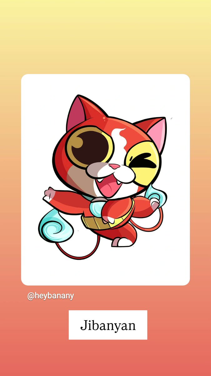Fan Art Friday 🎨 #Jibanyan from #Yokaiwatch  by @heybanany