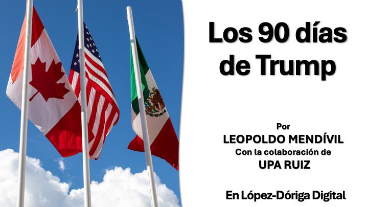 La incógnita es qué más pedirá #Trump, siendo que la contención del fentanilo lo promueve como un logro propio…
lopezdoriga.com/opinion/los-90…

<a href="/SE_mx/">Economía México</a> <a href="/HelenVL6/">Helen VL</a> <a href="/jose_editor/">José García</a> <a href="/AleB1808/">AleB</a> <a href="/PiperThread/">Piper</a> <a href="/la_grenitas/">Greñalda</a> <a href="/ChairosY/">Sir M</a> <a href="/bta_Demian/">Demian☆●☆</a> <a href="/micm54/">Isa ®  🇲🇽</a> <a href="/aleoglez/">AleO</a> <a href="/emalaris/">Emi Golden 💗🐶🇲🇽 Dios en ti confío ✝️</a> <a href="/GalaToxica/">Galatea</a> <a href="/Guruza14/">Guruza14</a>
