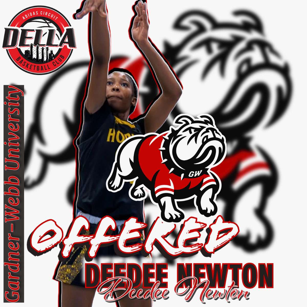 I’m excited to announce that I’ve received an offer from Gardner-Webb University!