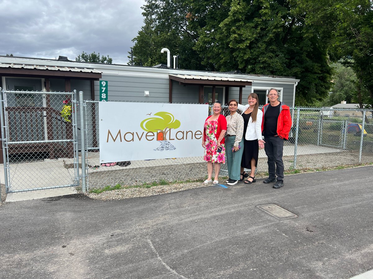 Spent a great afternoon touring around Coldstream with Mayor Hoyte and Councillor Garlick, along with my friend MLA Harwinder Sandhu. We made a stop at Maven Lane along the way, this centre supports 32 childcare spaces opened in partnership with our government!