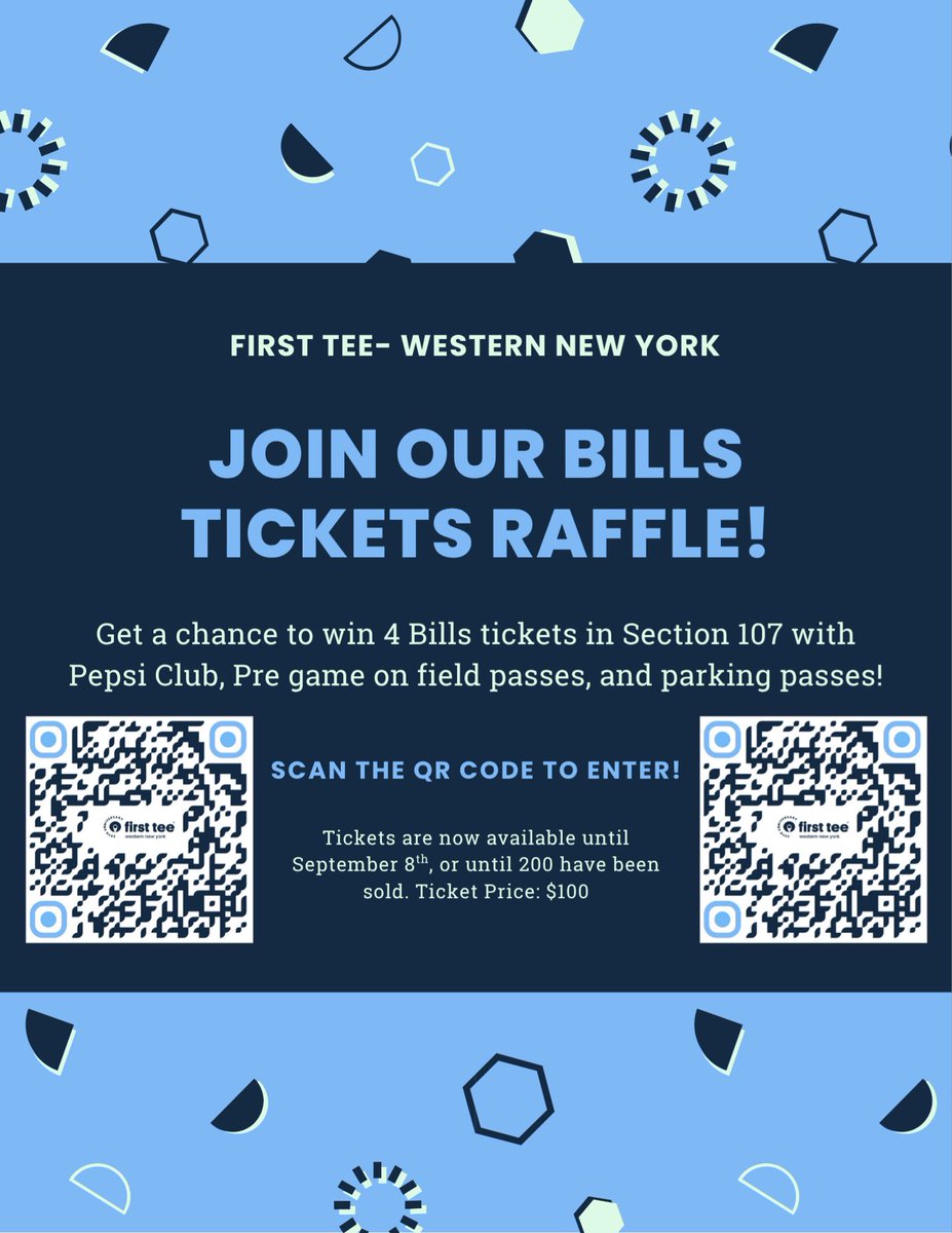 Do you want to watch the Bills take on the Dolphins from amazing seats AND get pre game on field passes? Enter our raffle for a chance to win 4 tickets in section 107 with Pepsi Club access, on field passes, and parking! 
app.galabid.com/ftwny/items/8b…