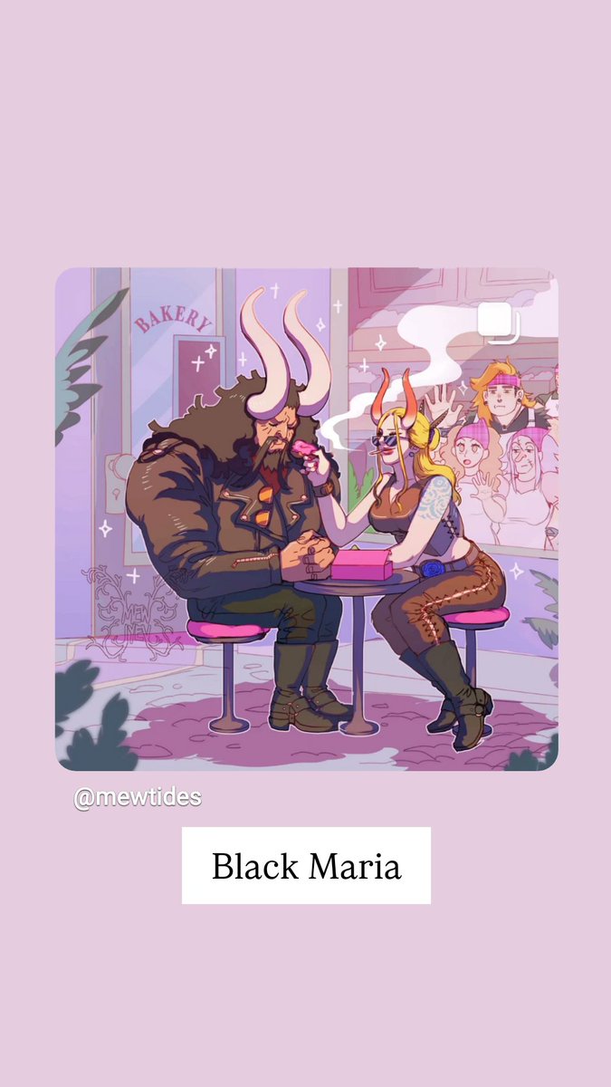 Fan Art Friday 🎨 #BlackMaria from #onepiece  by <a href="/mewtides/">mew ❤️‍🔥 katamaren</a>
