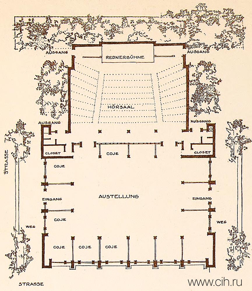 F.L. Wright wp.me/p518pU-1C0 Theatre plan