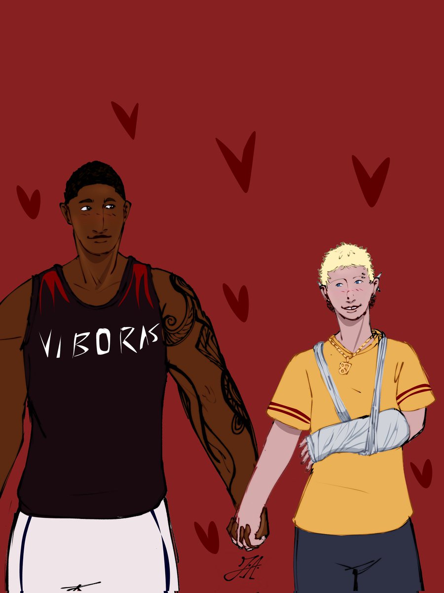 O_Jubb's tweet image. Dia 7- Final Feliz
Breno junto da Ordem conseguiram ajudar Jorel a voltar à sanidade. Como últimos sobreviventes do acampamento, criaram um no outro um sentimento de união. Tal sentimento se fortaleceu e cresceu tornando-se paixão, e então eles se permitiram ficar juntos e amar.