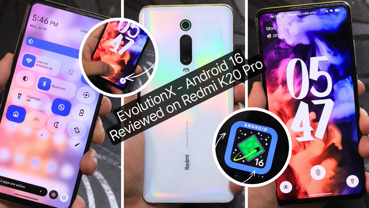 titash_sharma's tweet image. You won&apos;t believe how smoothly Android 16 @EvolutionXROM  runs on the Redmi K20 Pro 💯🔥😍:
youtu.be/uL6KDgovCnk