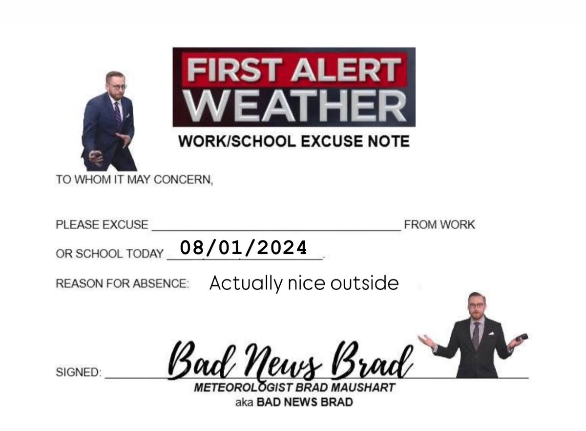 Doctor’s orders… 

#BadNewsBrad #CincyWx <a href="/FOX19/">FOX19 NOW</a>