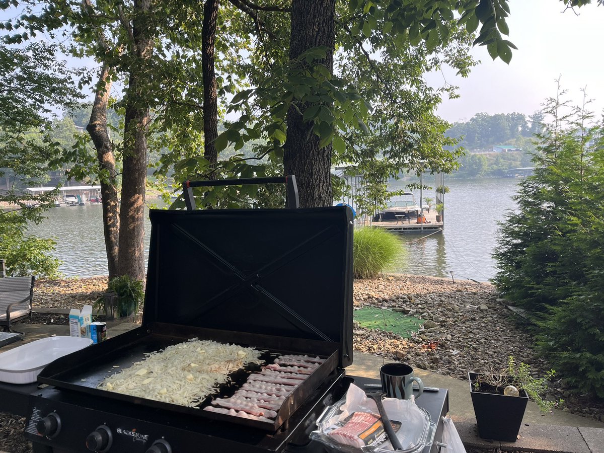 Favorite place with some of my favorite people doing one of my favorite things! #LOTO #family #bacon ❤️💦☀️