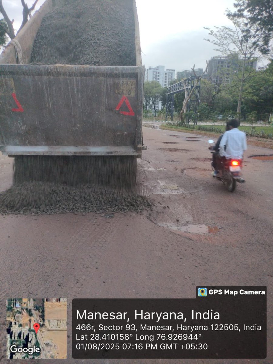 United Association of New Gurugram (@developnewggn) on Twitter photo Thank you <a href="/OfficialGMDA/">GMDA</a> especially the XEN Shekhar for acting fast,the road in front of Bestech Sanskruti was really in bad shape & we raised the concern & within hours the repair starts,
Gurugram deserves Such officials only <a href="/NayabSainiBJP/">Nayab Saini</a> <a href="/RaoNarbir/">Rao Narbir Singh</a> <a href="/Rao_InderjitS/">Rao Inderjit Singh</a> <a href="/VipulGoelBJP/">Vipul Goel</a> Thank you <a href="/OfficialGMDA/">GMDA</a> especially the XEN Shekhar for acting fast,the road in front of Bestech Sanskruti was really in bad shape & we raised the concern & within hours the repair starts,
Gurugram deserves Such officials only <a href="/NayabSainiBJP/">Nayab Saini</a> <a href="/RaoNarbir/">Rao Narbir Singh</a> <a href="/Rao_InderjitS/">Rao Inderjit Singh</a> <a href="/VipulGoelBJP/">Vipul Goel</a>