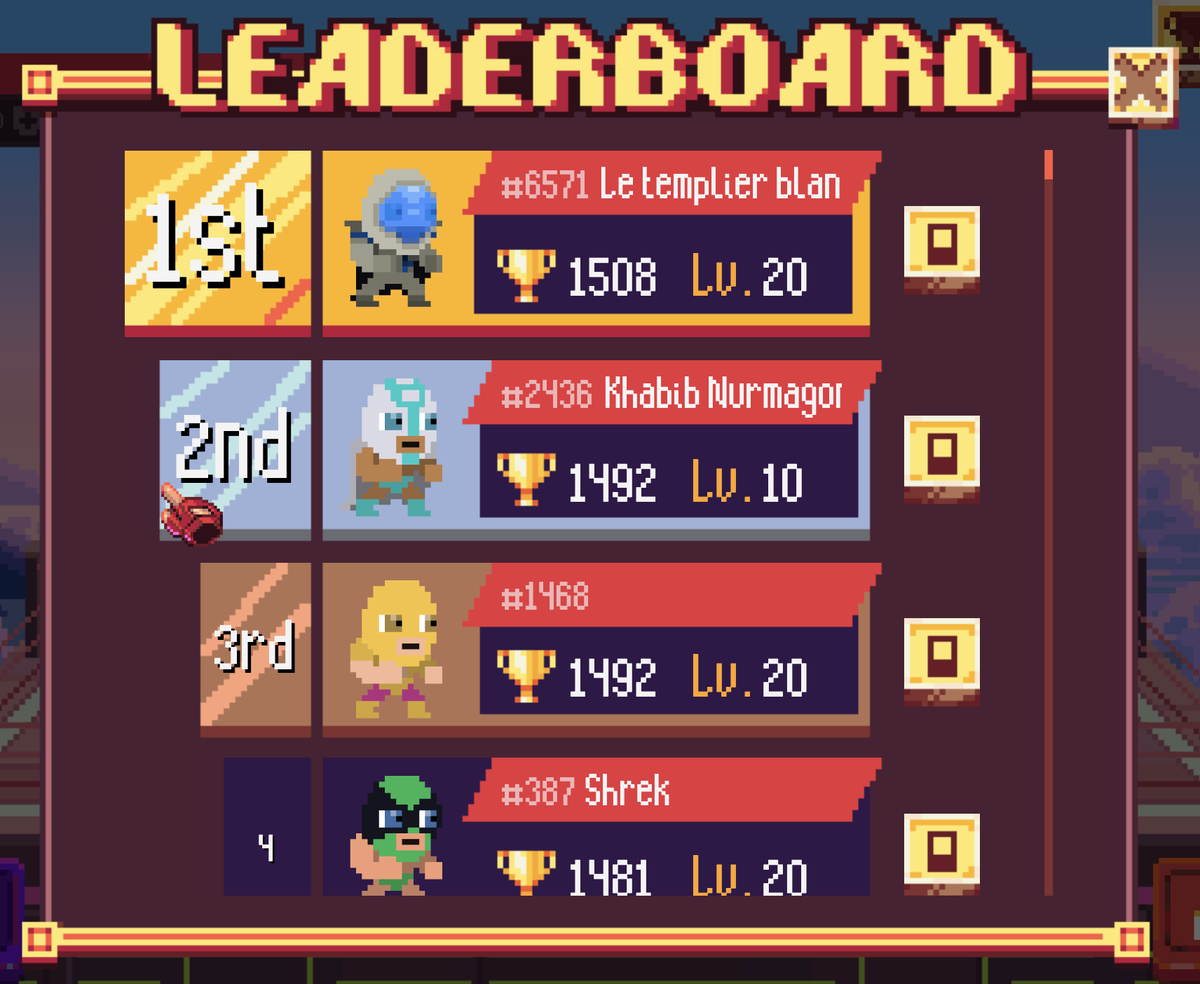 PlayLuchamon's tweet photo. The first month of the Summer League has concluded🔥
Congrats to the top 10 Luchadores who have each won $100 USD in $LUCHA!

The leaderboard has been reset for the August round!
See you on August 31st, 12pm UTC to announce the next round of champions! https://t.co/UxL5jvhpYN
