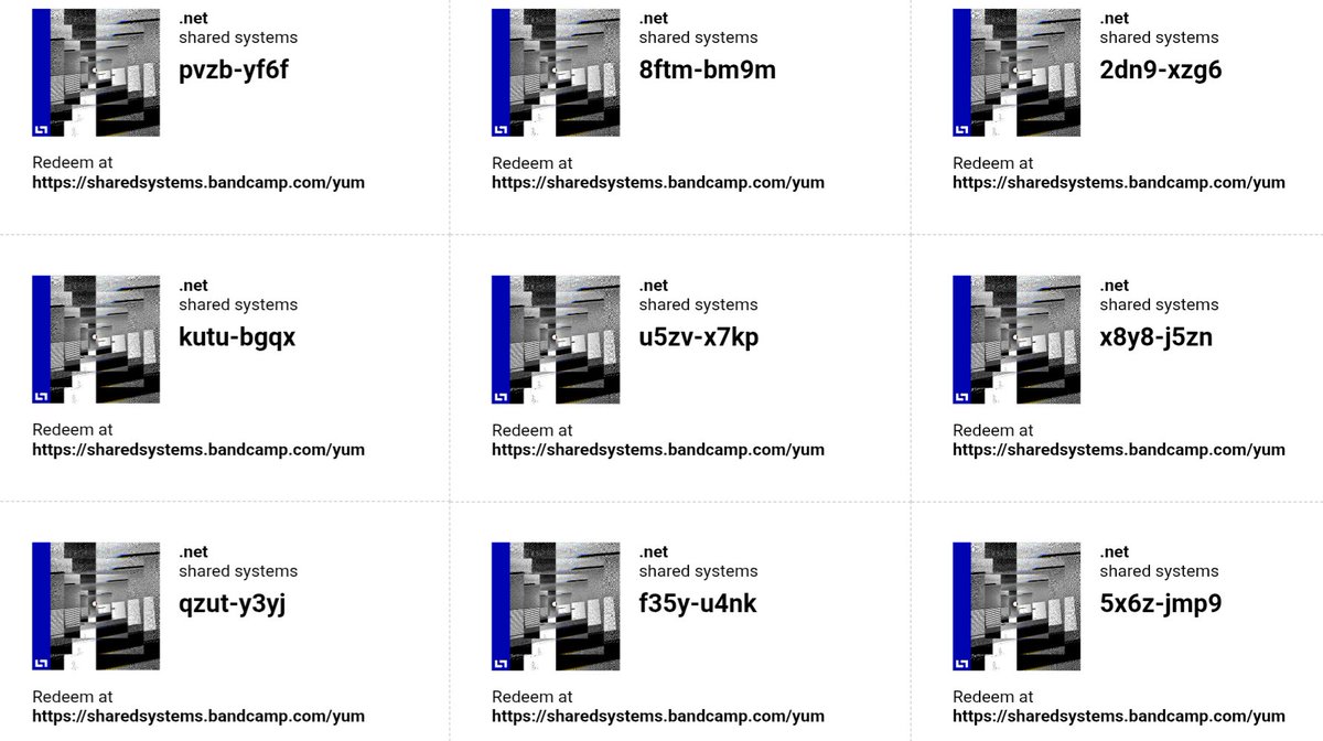 DOT NET #bandcampcodes sharedsystems.bandcamp.com/yum
&gt; #cyberpunk #acidtechno #industrial #electrohouse #techno #soundtrack #idm #bandcamp