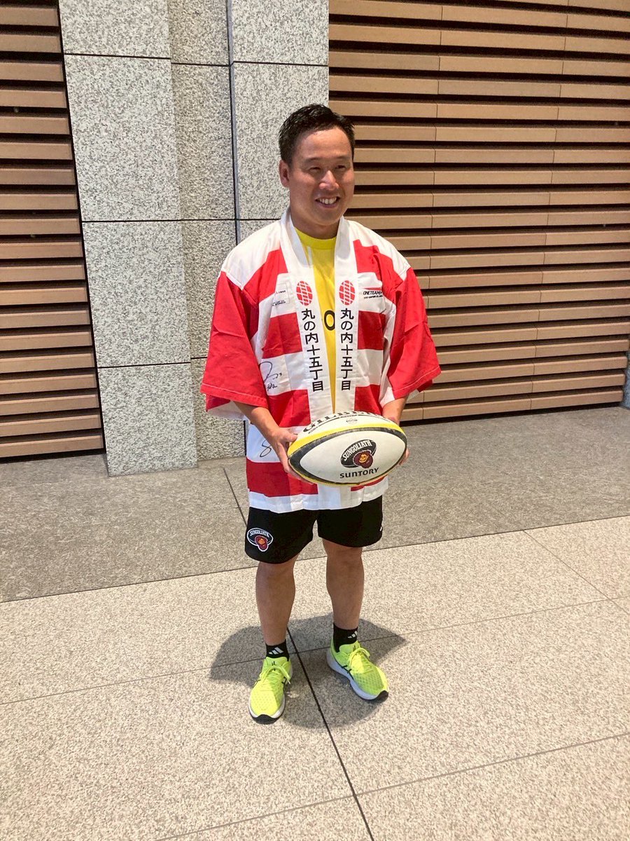 本日は『大手町縁日2025』にて
"ラグビー講座＆実演会"を実施させていただきました！🎤🏉

素敵な時間をありがとうございました！💛