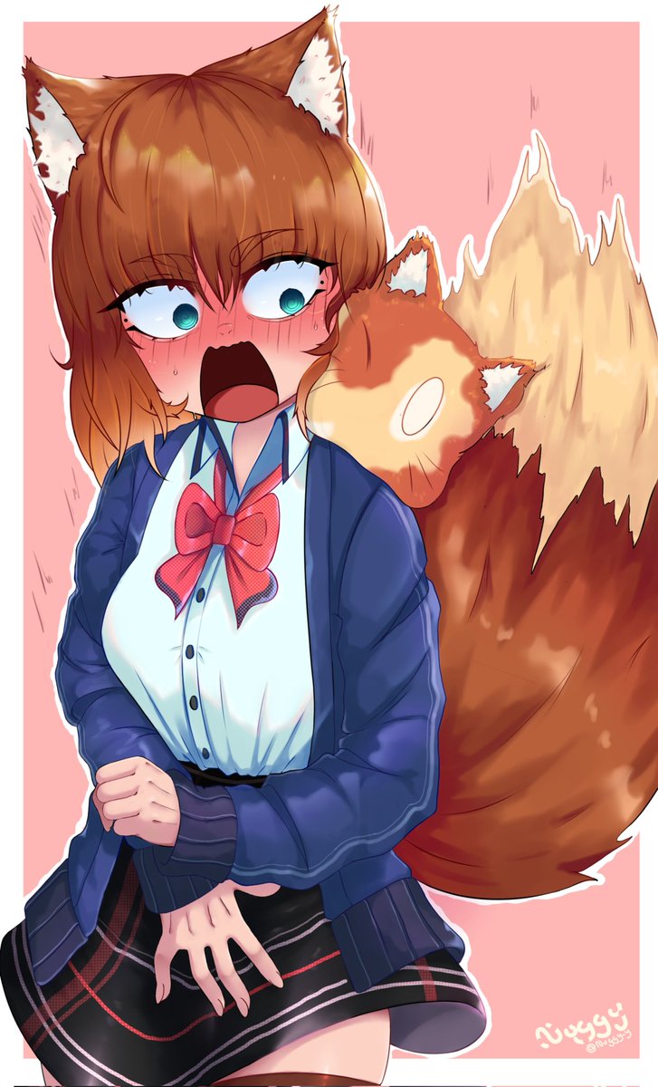 I think she a bit shy 🤭
#digitalart #OC #ArtistOnTwitter