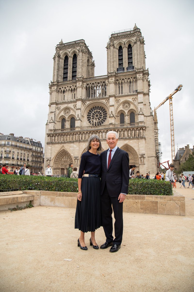 As an American and as a person of Jewish faith, standing in front of Notre-Dame is a reminder that belief, resilience, and hope unite us across traditions — just like the deep friendship between the United States and France.