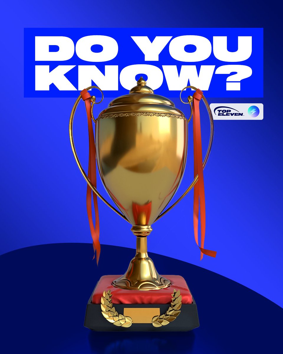 Can you remember this trophy, Managers? 

It's been a long time 🕰️ 

#TopEleven