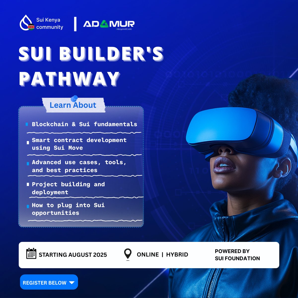 Happy New Month!

It does not matter where you start, just start!
This August join in on the Builders Path, starting 4th August 

Register here&gt;&gt; lu.ma/3huzis2z