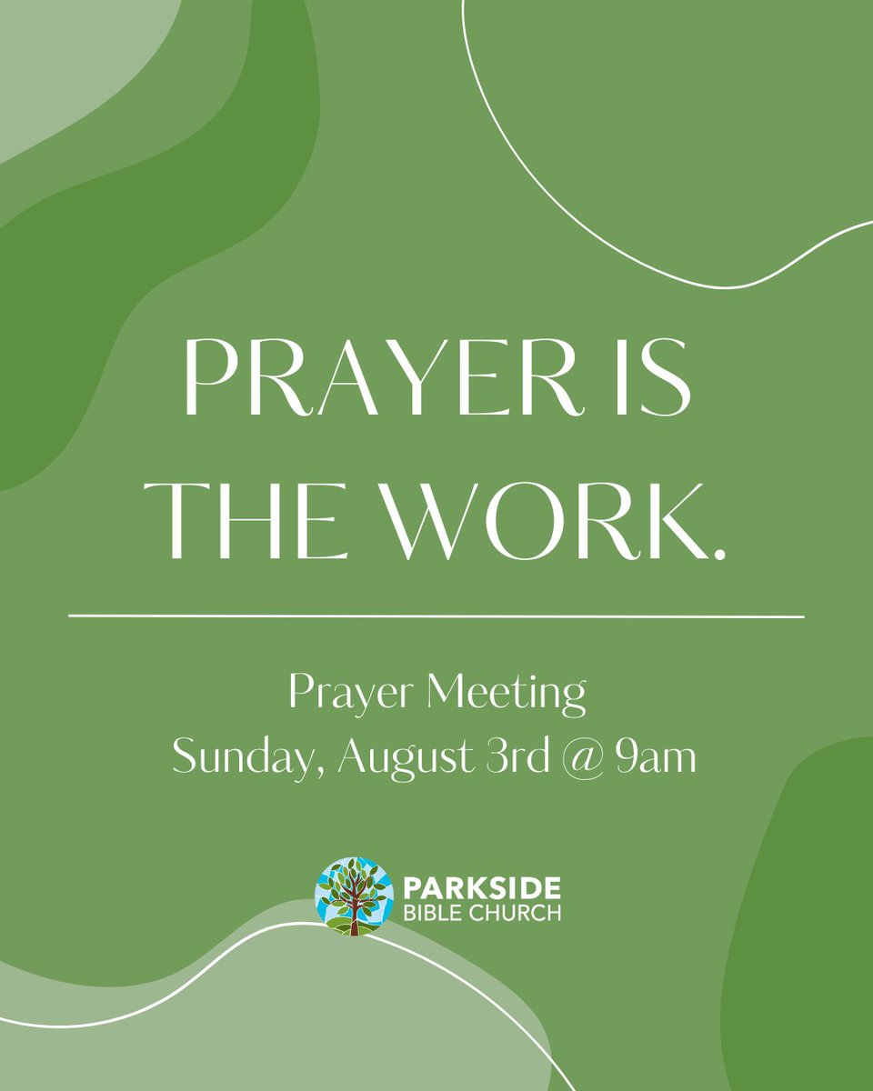 Come pray with us!

Our monthly Prayer Meeting is this Sunday in the auditorium at 9am, followed by our regular time of fellowship at 10am and worship service at 10:30am! We’d love to see you there!