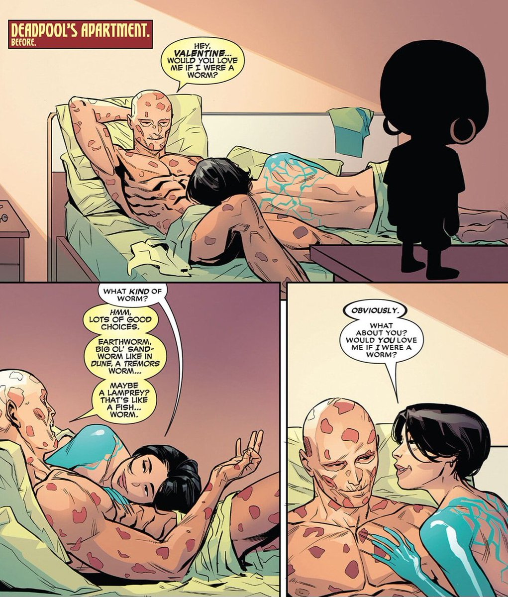 TheDeadpoolian's tweet photo. Would you love me if I were a worm? #Valpool

Deadpool (2022) #10 https://t.co/Pz5Knn7WmZ