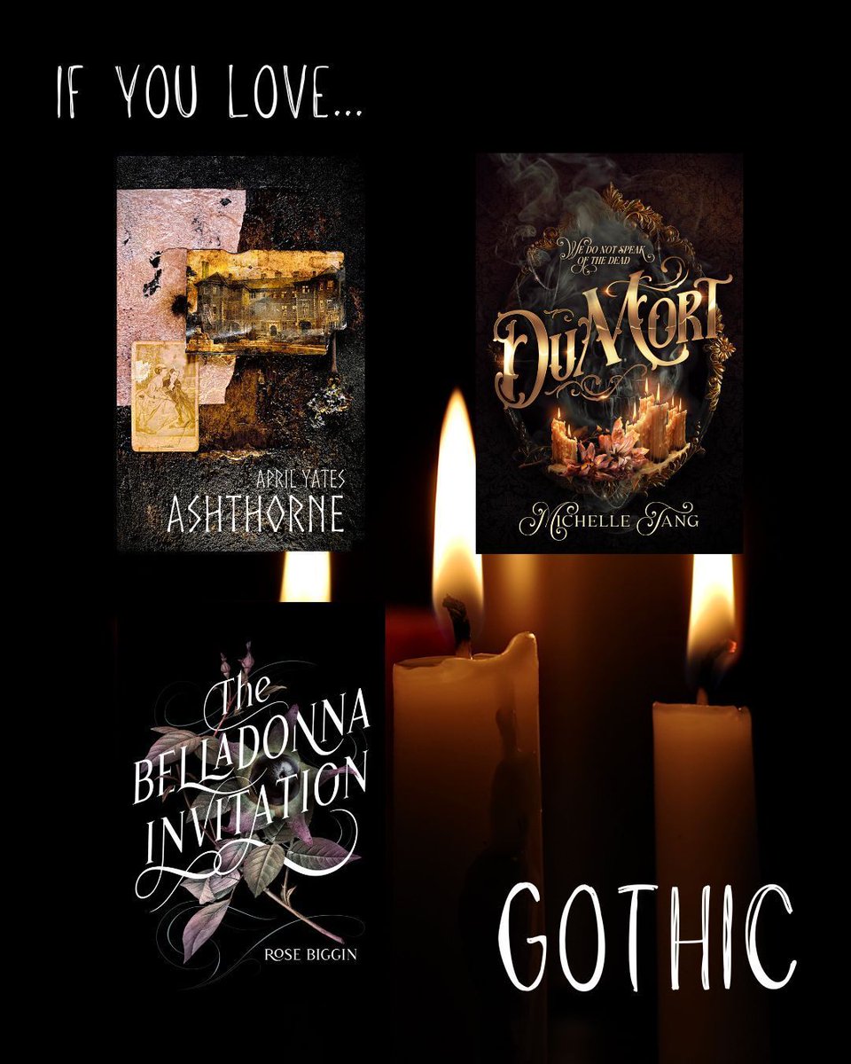 If you're a Gothic lover, we've got plenty of choice for you. Encounter buried mysteries, romantic obsessions, and enigmatic characters with Ashthorne by April Yates, DuMort by Michelle Tang, and The Belladonna Invitation by Rose Biggin.

Shop here: ghostorchidpress.square.site