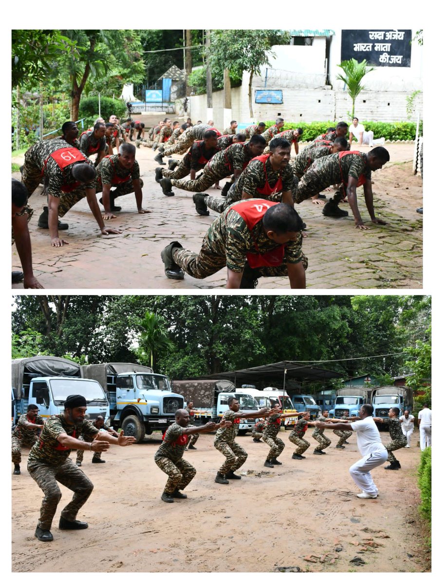 crpf140bn's tweet image. Today a Running and PT exercise  was conducted  by Hqr/140 Bn., CRPF at Ambassa, Distt-Dhalai, Tripura. In which participated unit jawans and also trainees, undergoing Rotation Training.
#healthiswealth #exerciseroutine 
@gccrpfagt @SectorTripura @crpfindia