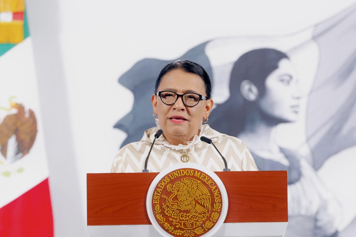 Rosa Icela Rodríguez Velázquez (@rosaicela_) on Twitter photo En la #MañaneraDelPueblo, encabezada por la Presidenta <a href="/Claudiashein/">Claudia Sheinbaum Pardo</a>, informamos que con la estrategia #MéxicoTeAbraza más de 36 mil personas repatriadas han sido recibidas con respeto, apoyo y dignidad en alguno de los 10 centros de atención. Coordinamos los esfuerzos de 34 En la #MañaneraDelPueblo, encabezada por la Presidenta <a href="/Claudiashein/">Claudia Sheinbaum Pardo</a>, informamos que con la estrategia #MéxicoTeAbraza más de 36 mil personas repatriadas han sido recibidas con respeto, apoyo y dignidad en alguno de los 10 centros de atención. Coordinamos los esfuerzos de 34