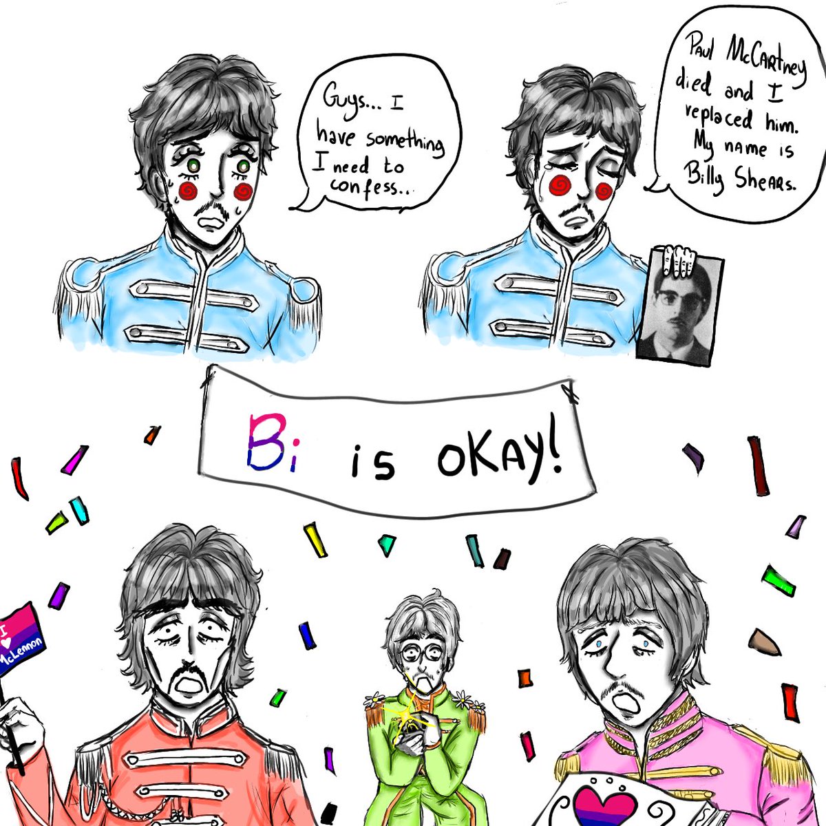 lulu_leno's tweet photo. (BI)LLY SHEARS #TheBeatles #beatlestwt https://t.co/R2SewrO4Tt