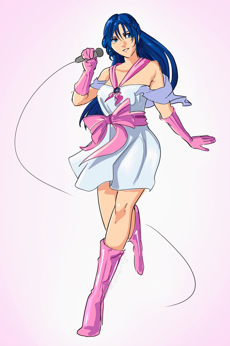 Lynn minmay from macross!! For @Millipede2501 From evil secret 3rd