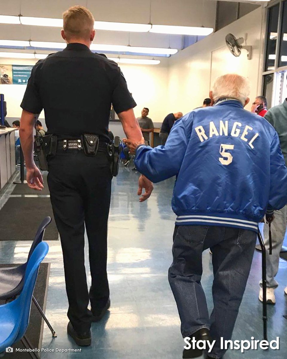 "Earlier today, officers responded to the Bank of America in Montebello regarding a patron who was causing a disturbance. Upon officer's arrival, they discovered that a 92 year old man was trying to withdraw money from his account. However, his California identification card was