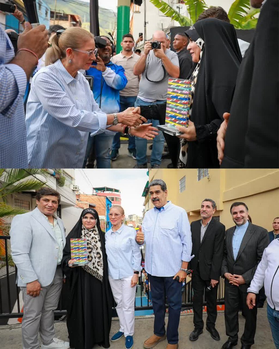 لقاء سحر إمامي مع رئيس #فنزويلا نيكولاس مادورو.
<a href="/NicolasMaduro/">Nicolás Maduro</a>