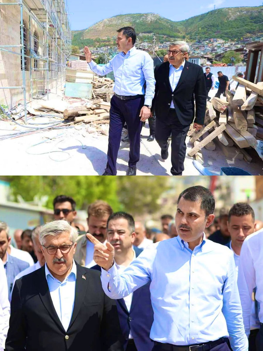 📍Hatay 🇹🇷

Çevre, Şehircilik ve İklim Değişikliği Bakanımız Sn. <a href="/murat_kurum/">Murat KURUM</a>’un öncülüğünde; Valimiz, Milletvekillerimiz ve İl Başkanımızla birlikte Antakya’mızda yürütülen çalışmaları yerinde inceledik.

Habib-i Neccar’ın maneviyatı, Uzun Çarşı’nın ruhu, Asi Nehri’nin kıyısında