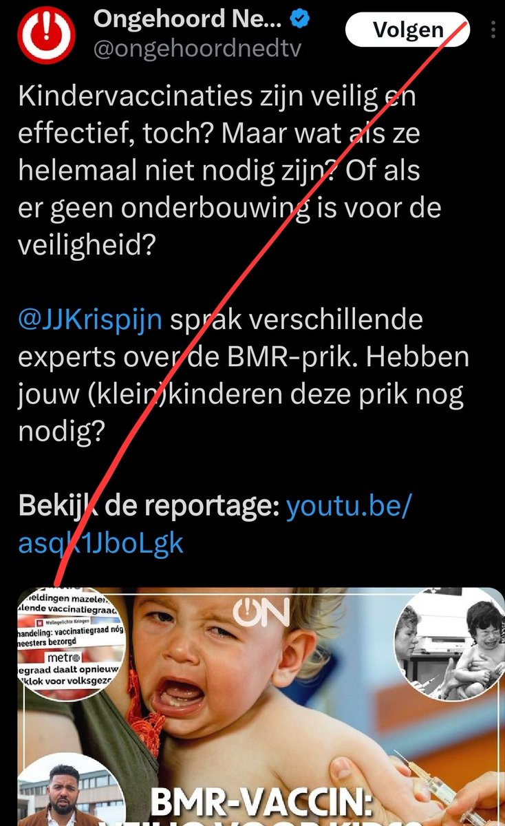 Pfff, gaat die publieke omroep van ons belastinggeld ook nog eens full antivax. Opdoeken. Nu.