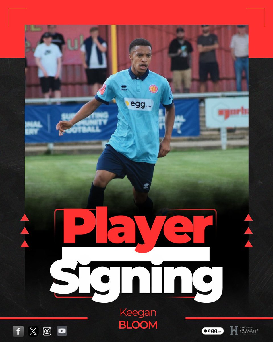 𝐊𝐄𝐄𝐆𝐀𝐍 𝐁𝐋𝐎𝐎𝐌 𝐉𝐎𝐈𝐍𝐒 𝐓𝐇𝐄 𝐏𝐔𝐑𝐈𝐓𝐀𝐍𝐒 🟥🟨

👉 We’re pleased to confirm the signing of Keegan Bloom, who joins Banbury United ahead of the 2025/26 season. The 22-year-old full-back arrives from Welling United and brings with real energy, versatility, and a