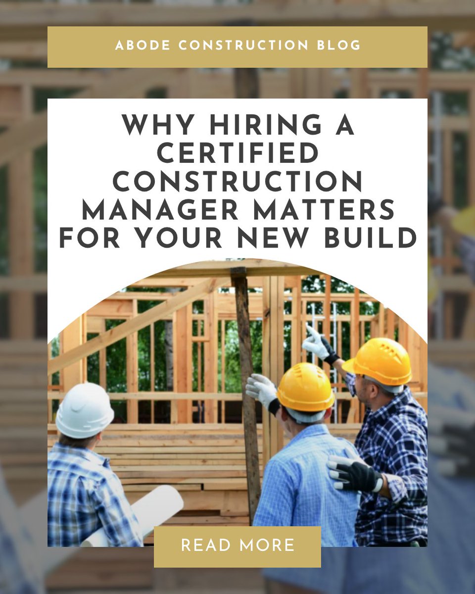 AbodeRemodeling's tweet image. Building a home is never simple. That’s why bringing in a certified construction manager is more than a smart move.

Read more: abode-construction.com/certified-cons…

#ResidentialConstruction #ConstructionEstimate #HomeBuilderTips #ConstructionPlanning #AbodeConstruction