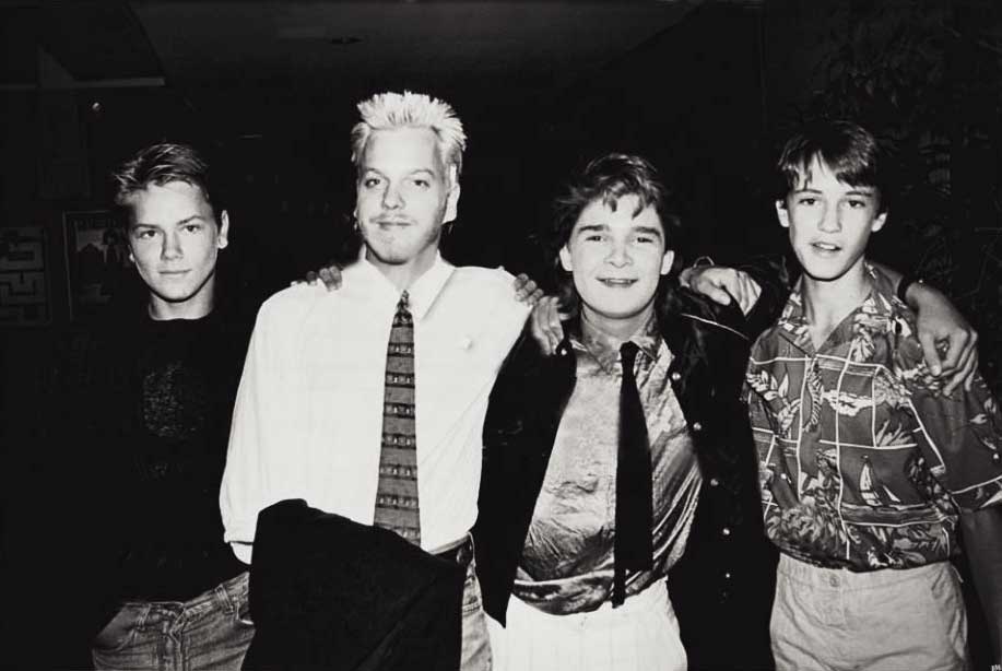 alucard8791's tweet image. &quot;Stand by Me&quot;
#Robreiner #movie #premiere #RiverPhoenix #KieferSutherland #CoreyFeldman &amp;amp; #WillWheaton (1986)