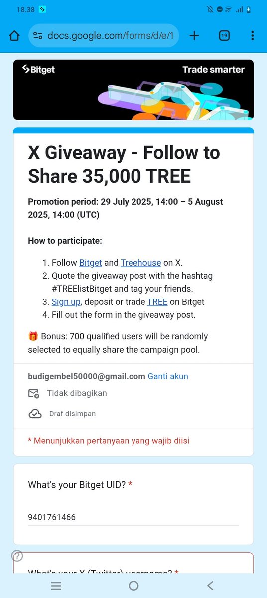 HadiSH304's tweet image. #TREElistBitget  get reward folow @bitgetglobal  @xCEL_AI @Mrpuggles @basedspx1 @TurboUSD
