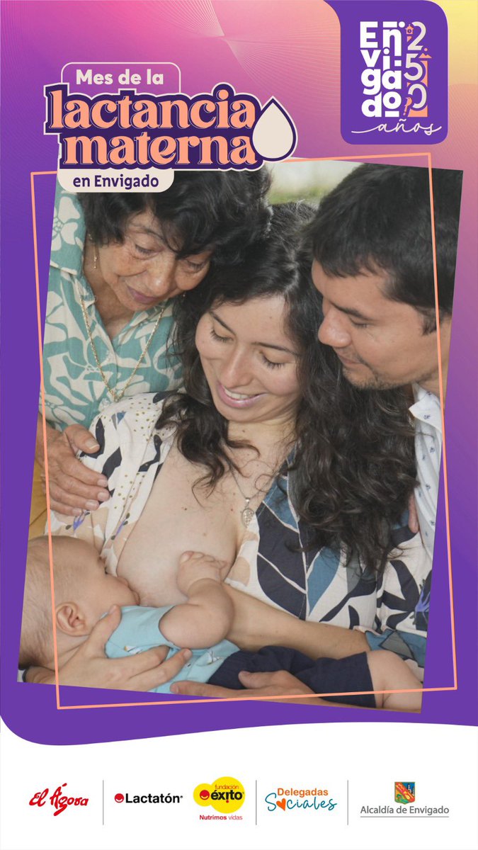 AlcaldiaEnv's tweet photo. 🤱🏻 Padres, abuelos, amigas: todos podemos apoyar la lactancia.

#Lactatón https://t.co/teGyqJwhZt