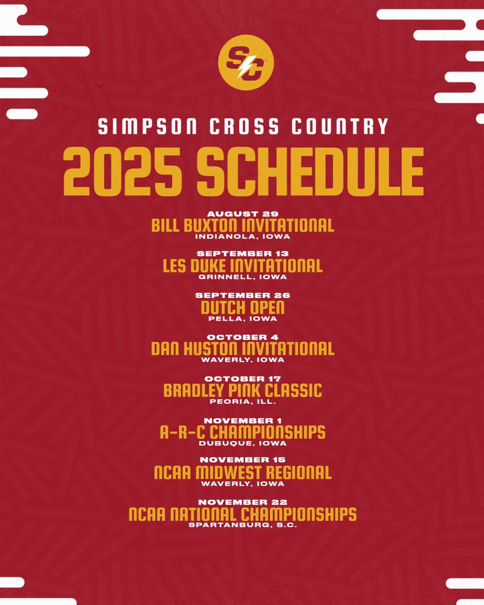 It's August, which means we are just a few weeks away from the start of Cross Country season. This season we have seven guaranteed opportunities to see the Storm in action, kicked off with our home meet the Bill Buxton Invite on August 29th. #RollStorm #XC