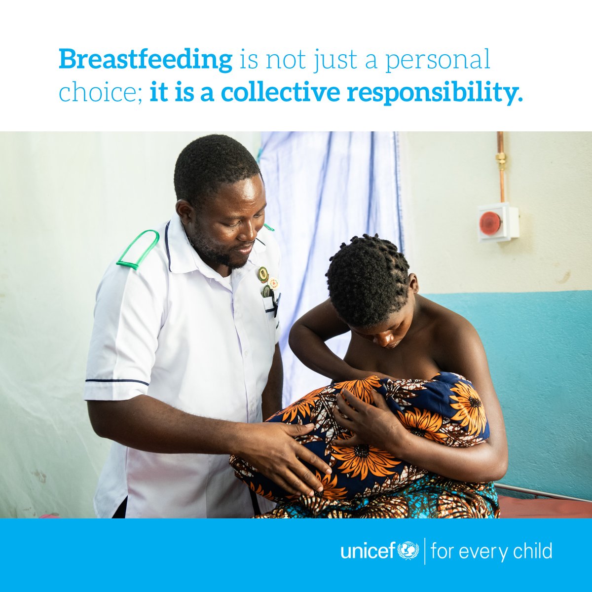 Breastfeeding is not only the responsibility of the mother.

UNICEF supports community networks, hospital initiatives, peer support programmes across Eastern and Southern Africa to empower and support mothers and set up a healthy future for children. 

#WorldBreastfeedingWeek2025