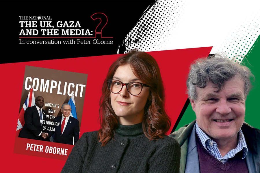 Just announced: I'm hosting an event with <a href="/OborneTweets/">Peter Oborne</a> in Glasgow, October 15, discussing his new book Complicit: Britain's Role In The Destruction of Gaza

All proceeds going to Medical Aid for Palestinians 

Buy tickets here thestand.co.uk/performance/20…