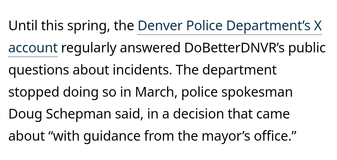 Apparently Denver mayor Mike Johnston is upset about how Denver's crime problems are communicated to the public.