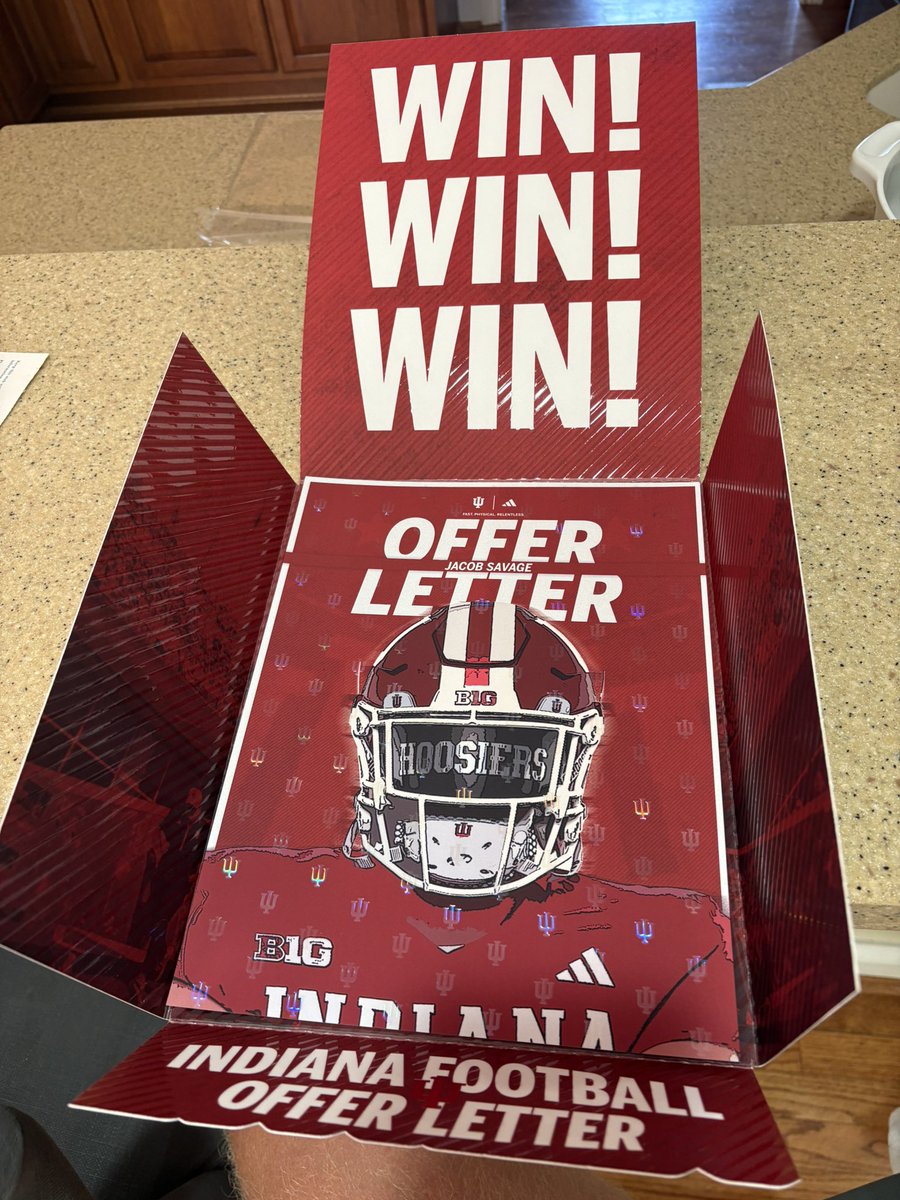 Jacob Savage (@jacobsavage2125) on Twitter photo Blessed to receive my official offer from <a href="/IndianaFootball/">Indiana Football</a>‼️<a href="/CCignettiIU/">Curt Cignetti</a> <a href="/Coach_BHaines/">Bryant Haines</a> <a href="/CoachMeehanF/">Coach Francis Meehan</a> <a href="/IUFBRecruiting/">Indiana Football Recruiting</a> Blessed to receive my official offer from <a href="/IndianaFootball/">Indiana Football</a>‼️<a href="/CCignettiIU/">Curt Cignetti</a> <a href="/Coach_BHaines/">Bryant Haines</a> <a href="/CoachMeehanF/">Coach Francis Meehan</a> <a href="/IUFBRecruiting/">Indiana Football Recruiting</a>