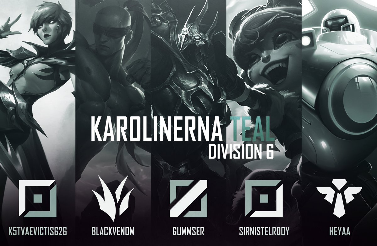 📢 KAROLINERNA TEAL📢
<a href="/Onlineligan/">Svenska Onlineligan</a> div 6